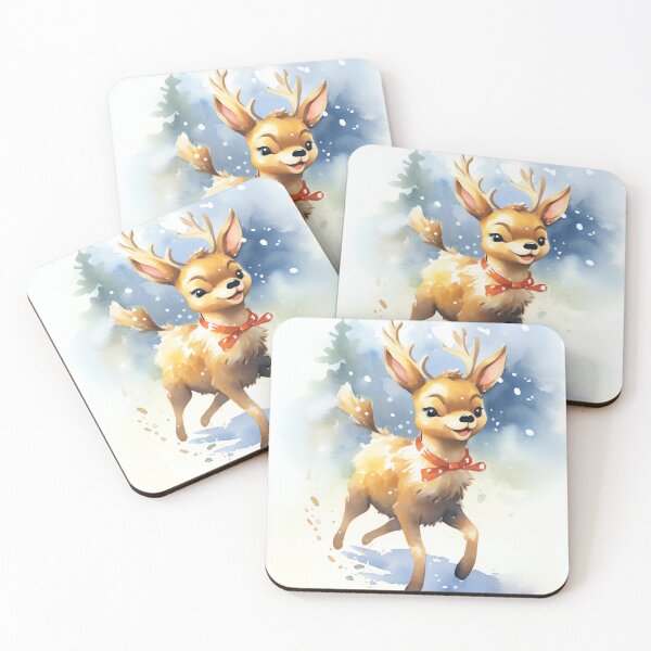 Item preview, Playful Jingle Bell Reindeer designed and sold by cute-animals99.