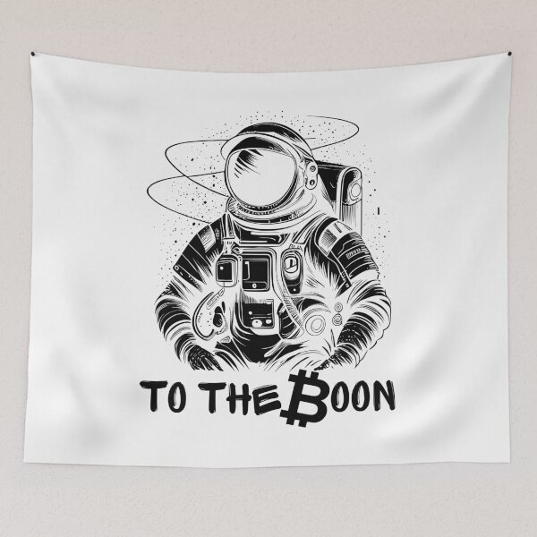 Item preview, To the moon. Bitcoin crypto bull run. Astronaut designed and sold by infinitearte.
