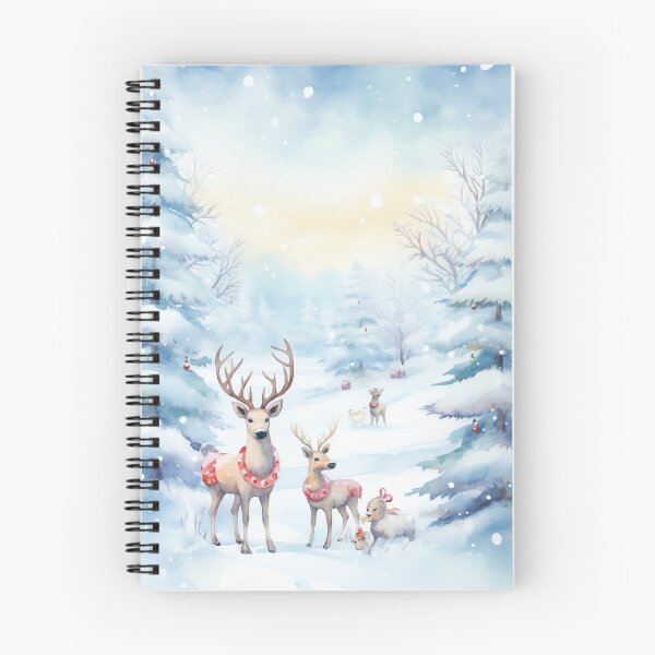 Item preview, Christmas Reindeer Frolic designed and sold by cute-animals99.