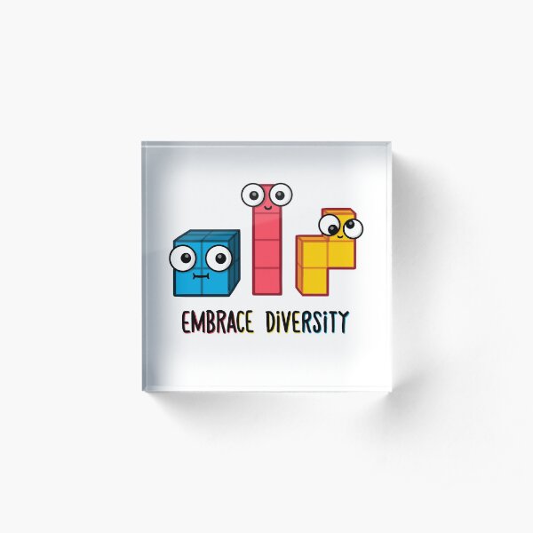 Embrace Diversity Acrylic Block
