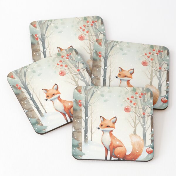 Item preview, Festive Fox Fun designed and sold by cute-animals99.