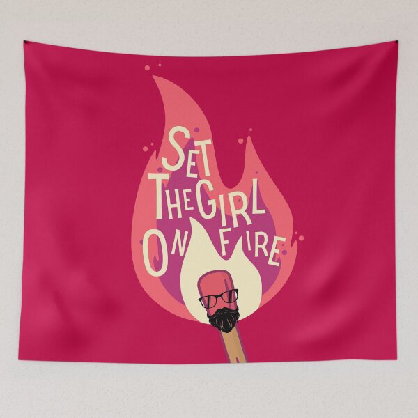 Item preview, Set The Girl On Fire designed and sold by 45CreativeClub.