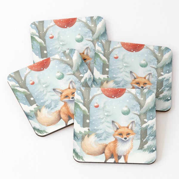 Item preview, Festive Fox Fun designed and sold by cute-animals99.