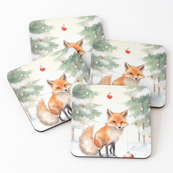 Item preview, Festive Fox Frolic designed and sold by cute-animals99.