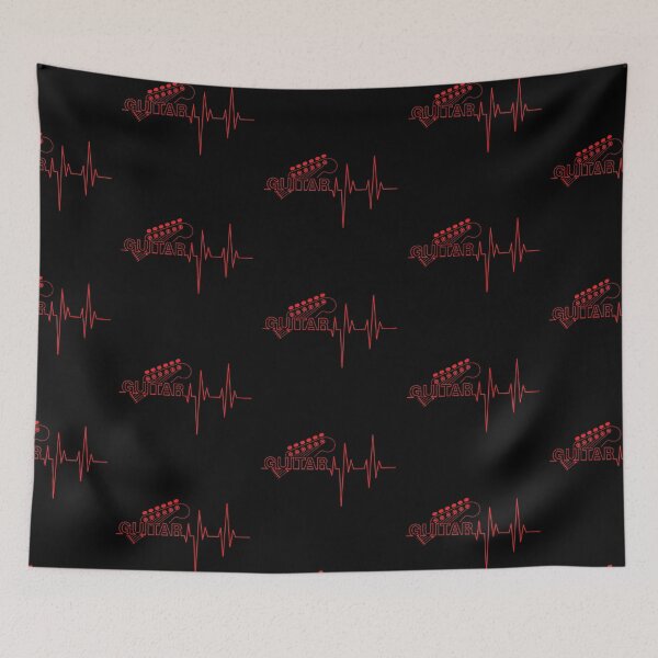 Item preview, Guitar Beat Line Art Design for Music Lover designed and sold by DigitalFhaiz.