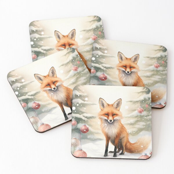 Item preview, Festive Fox Fun designed and sold by cute-animals99.
