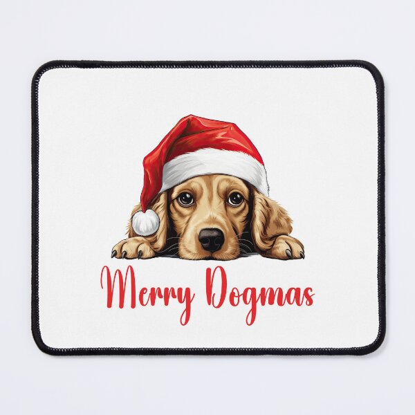 Item preview, Cocker Spaniel Dog Merry Dogmas designed and sold by Blok45.