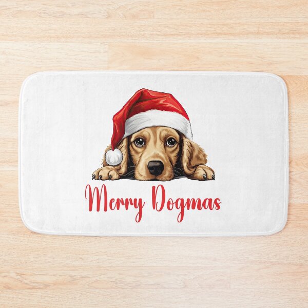 Item preview, Cocker Spaniel Dog Merry Dogmas designed and sold by Blok45.