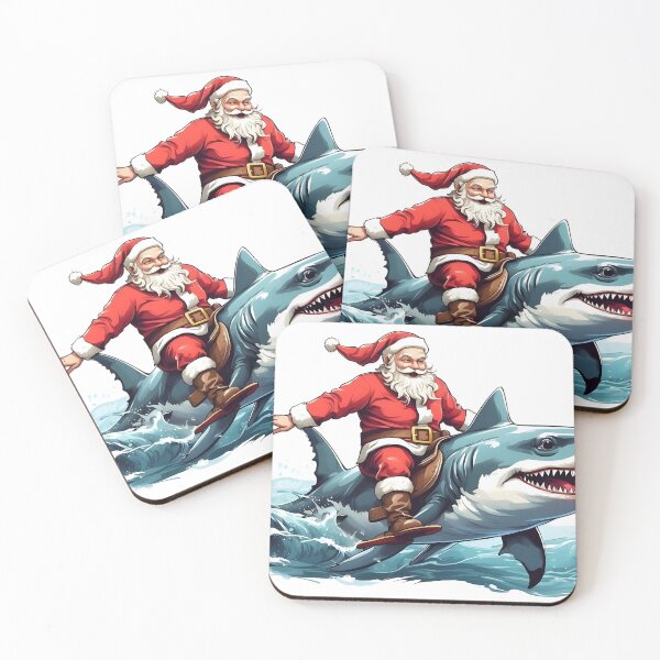 Item preview, santa_riding_shark designed and sold by Mikano2.