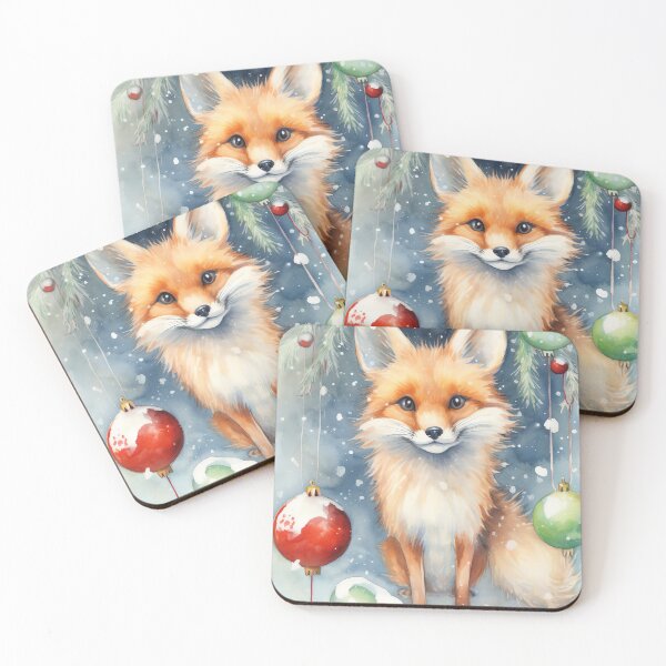 Item preview, Festive Fox Fun designed and sold by cute-animals99.