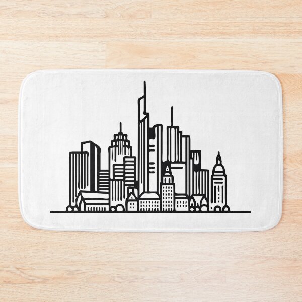 Item preview, Frankfurt Minimalist Skyline: Urban Elegance designed and sold by Pawsitive2Print.