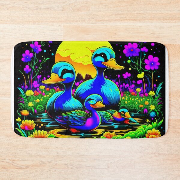 Item preview, Feathered Harmony Dancing Ducks in Twilight designed and sold by Daniel Dudgeon.