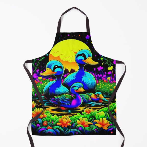 Item preview, Feathered Harmony Dancing Ducks in Twilight designed and sold by Daniel Dudgeon.