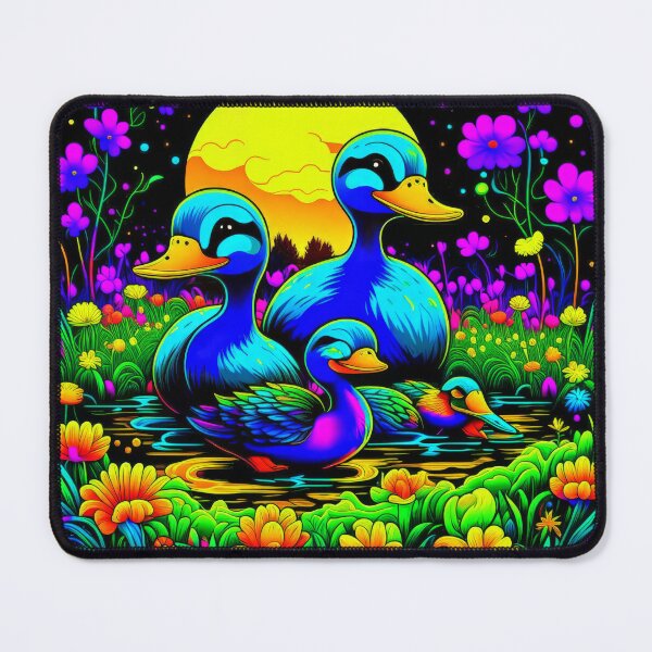 Item preview, Feathered Harmony Dancing Ducks in Twilight designed and sold by Daniel Dudgeon.