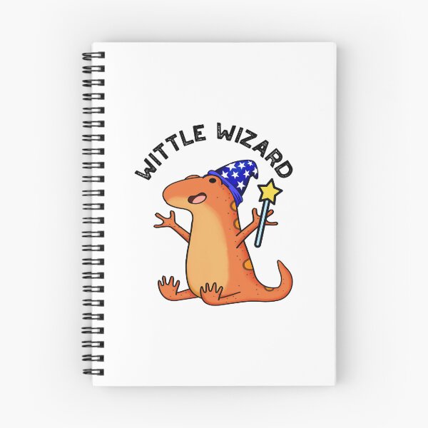 Item preview, Wittle Wizard Funny Lizard Puns  designed and sold by punnybone.