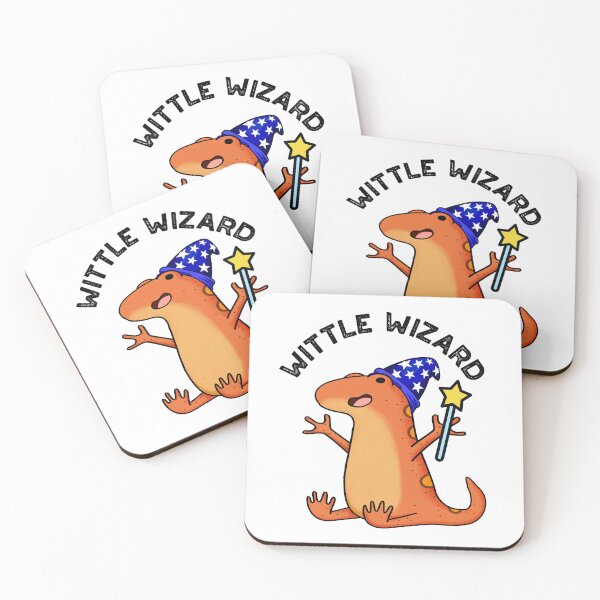 Item preview, Wittle Wizard Funny Lizard Puns  designed and sold by punnybone.