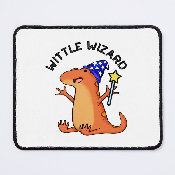 Item preview, Wittle Wizard Funny Lizard Puns designed and sold by punnybone.