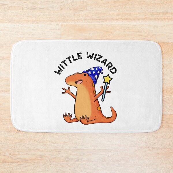 Item preview, Wittle Wizard Funny Lizard Puns  designed and sold by punnybone.