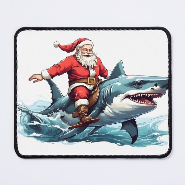 Item preview, santa_riding_shark designed and sold by Mikano2.