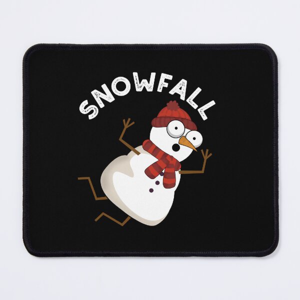 Item preview, Snowfall Funny Snow Puns (Dark BG) designed and sold by punnybone.