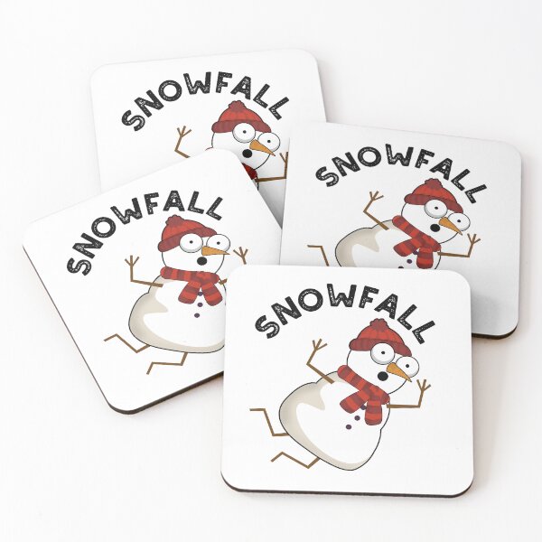 Item preview, Snowfall Funny Snow Puns designed and sold by punnybone.