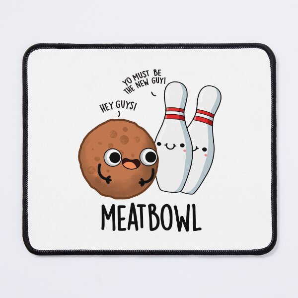 Item preview, Meatbowl Funny Meatball Puns designed and sold by punnybone.