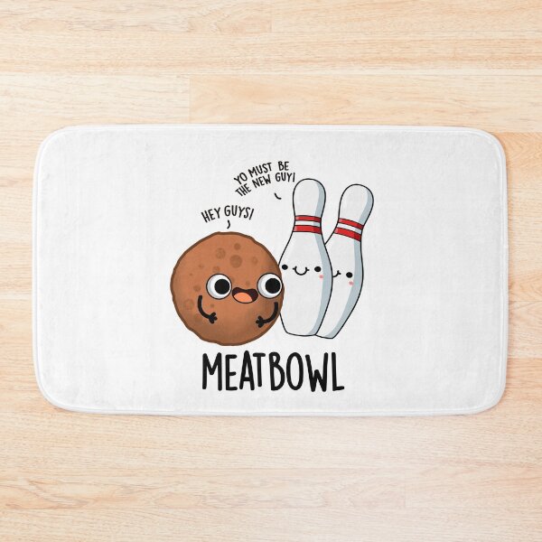 Item preview, Meatbowl Funny Meatball Puns designed and sold by punnybone.