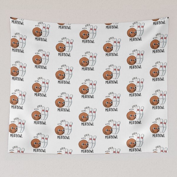 Item preview, Meatbowl Funny Meatball Puns designed and sold by punnybone.