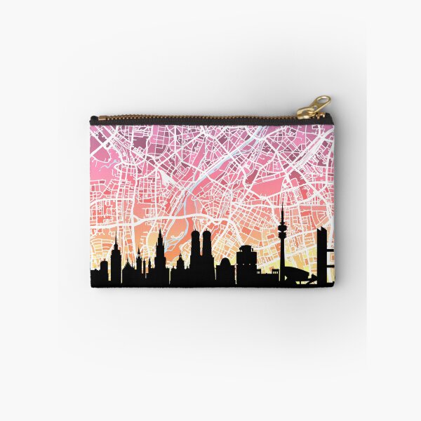 Item preview, Munich Skyline Map designed and sold by ArtPrints.