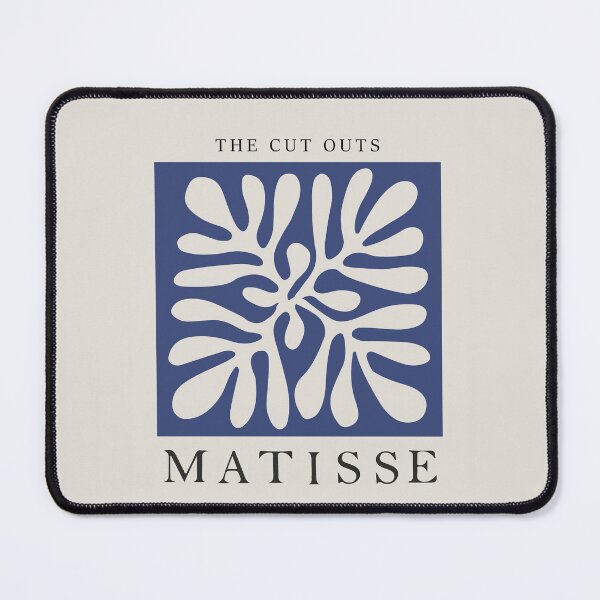 Item preview, Henri matisse navy cut out prints designed and sold by shreya ranjan.