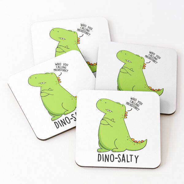 Item preview, Dino-salty Funny Dinosaur Puns  designed and sold by punnybone.
