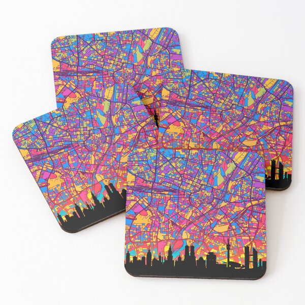 Item preview, Munich Skyline Map designed and sold by ArtPrints.