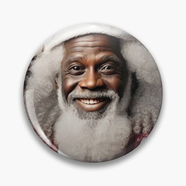 Item preview, Merry Xmas; African Santa Claus;  designed and sold by StickerApe.