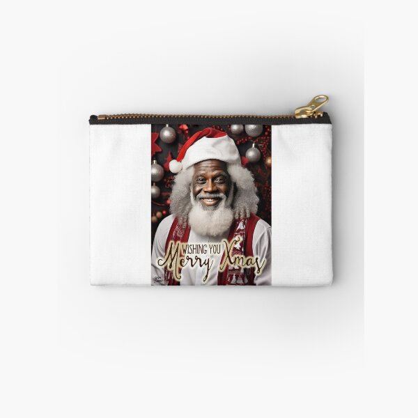 Item preview, Merry Xmas; African Santa Claus;  designed and sold by StickerApe.