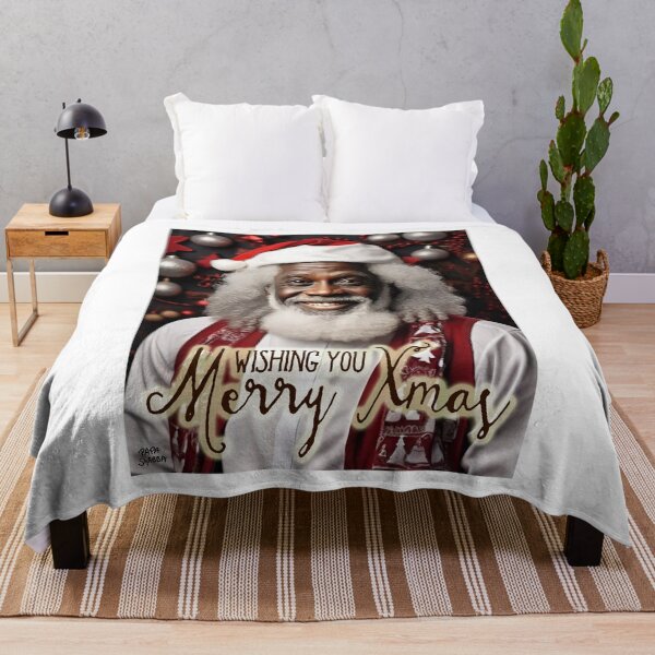 Item preview, Merry Xmas; African Santa Claus;  designed and sold by StickerApe.