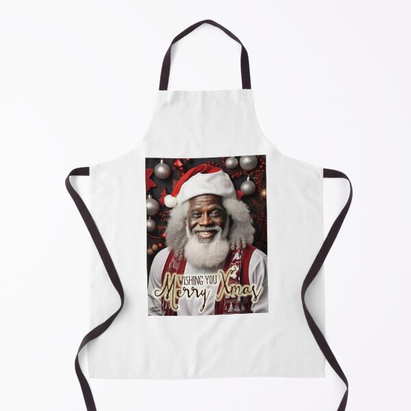 Item preview, Merry Xmas; African Santa Claus; designed and sold by StickerApe.