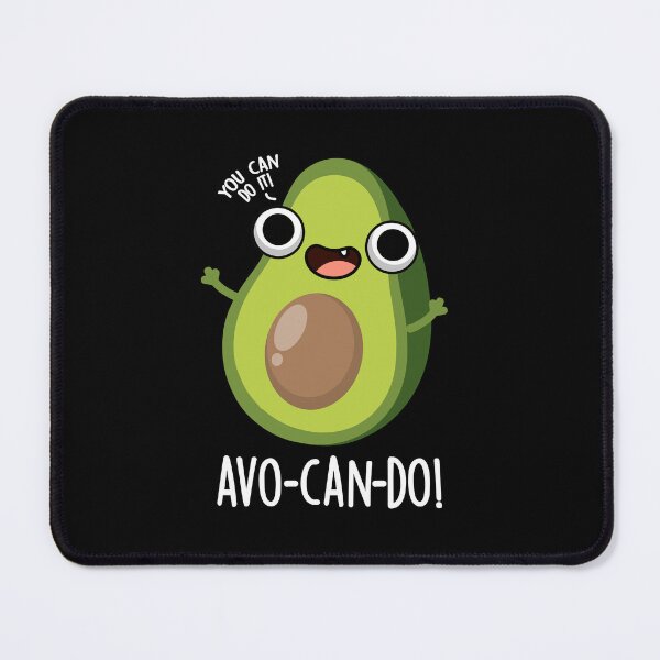 Item preview, Avo-can-do Funny Avocado Puns (Dark BG) designed and sold by punnybone.
