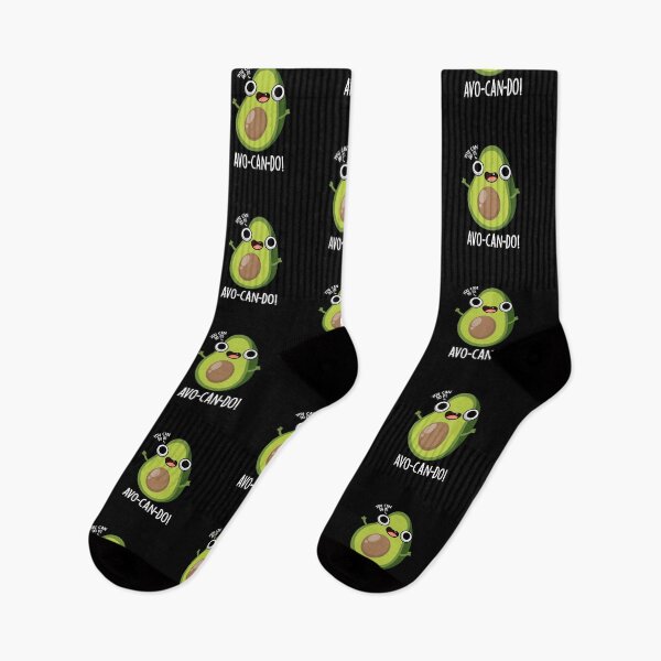 Item preview, Avo-can-do Funny Avocado Puns (Dark BG) designed and sold by punnybone.
