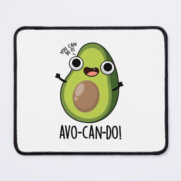 Item preview, Avo-can-do Funny Avocado Puns designed and sold by punnybone.