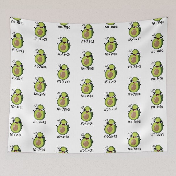 Item preview, Avo-can-do Funny Avocado Puns designed and sold by punnybone.