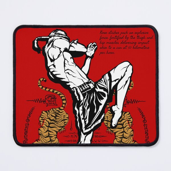 Item preview, Muay Thai Knee Strike! (Black Title) designed and sold by savasanaqueen.