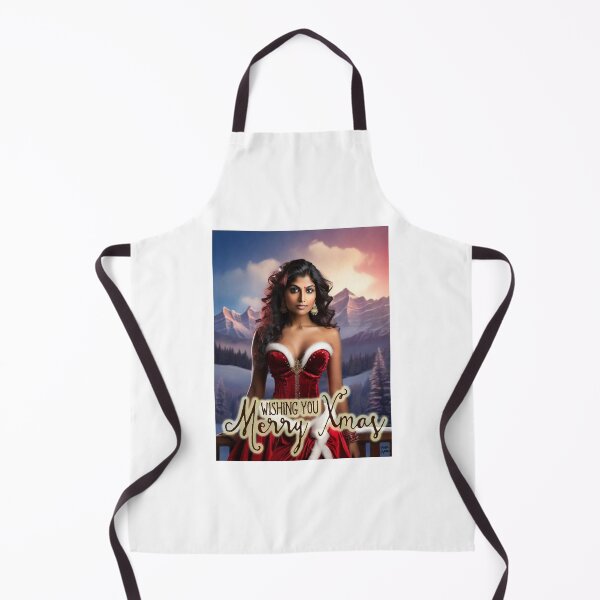 Item preview, Indian Lady wishing Merry Xmas;  designed and sold by StickerApe.