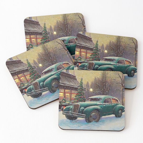 Item preview, Vintage Car by Old Store: Festive Christmas Vibes designed and sold by Kenny8716.