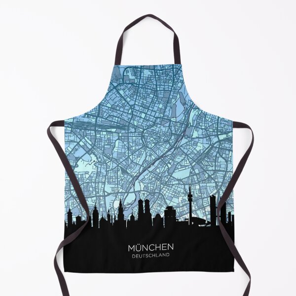 Item preview, Munich Skyline Map designed and sold by ArtPrints.