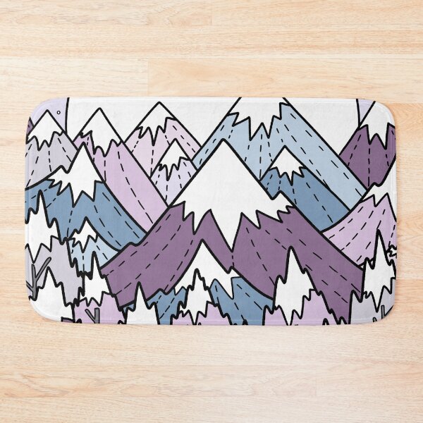Item preview, Winter forest and hills  designed and sold by Swadeillustrations.