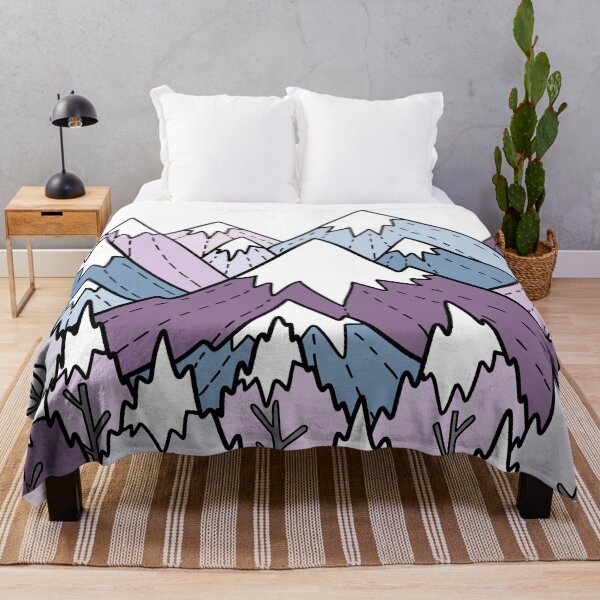 Item preview, Winter forest and hills designed and sold by Swadeillustrations.