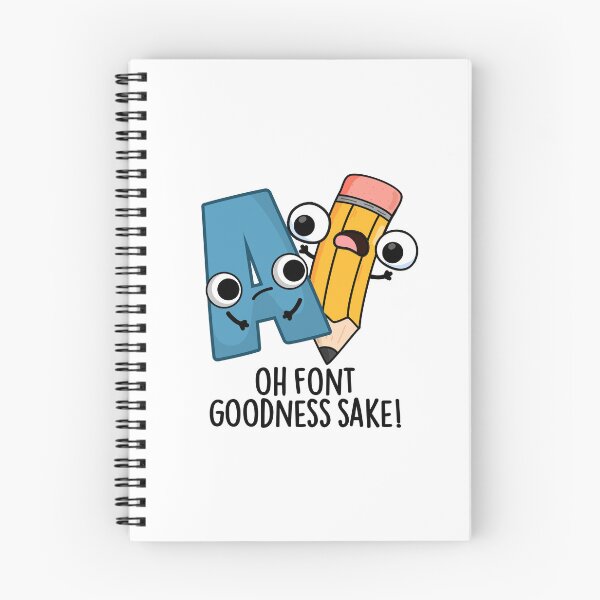 Item preview, Oh Font Goodness Sake Funny Type Puns designed and sold by punnybone.