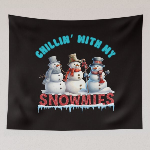 Item preview, Chillin' With My Snowmies Winter Snowman Design designed and sold by desireedickens.