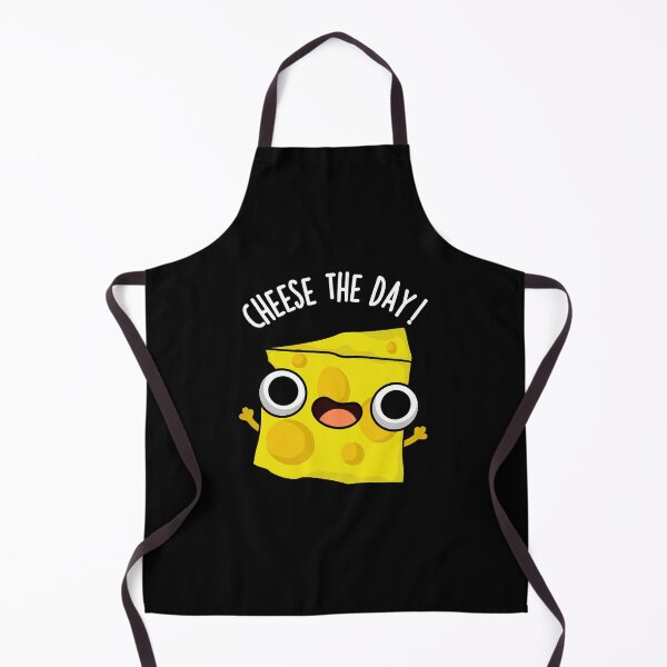Item preview, Cheese The Day Funny Food Puns (Dark BG) designed and sold by punnybone.