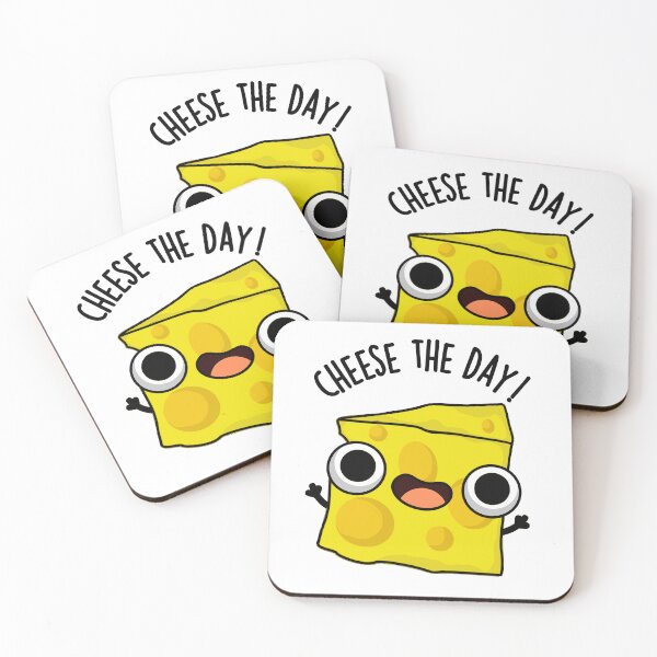 Item preview, Cheese The Day Funny Food Puns  designed and sold by punnybone.